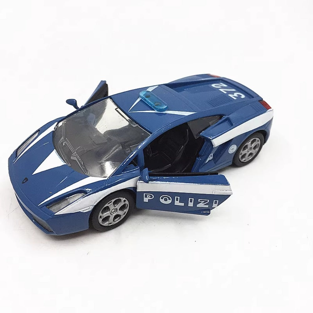 1/43 Scale Lamborghini Gallardo Italy Polizia Diecast Model Car