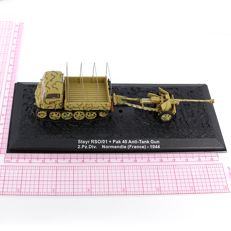 1/72 Scale WWII German Krupp Protze 3.7 cm Pak 36 Nebelwerfer Flak 38 Pak 40 leFH 18 Artillery Gun Diecast Model