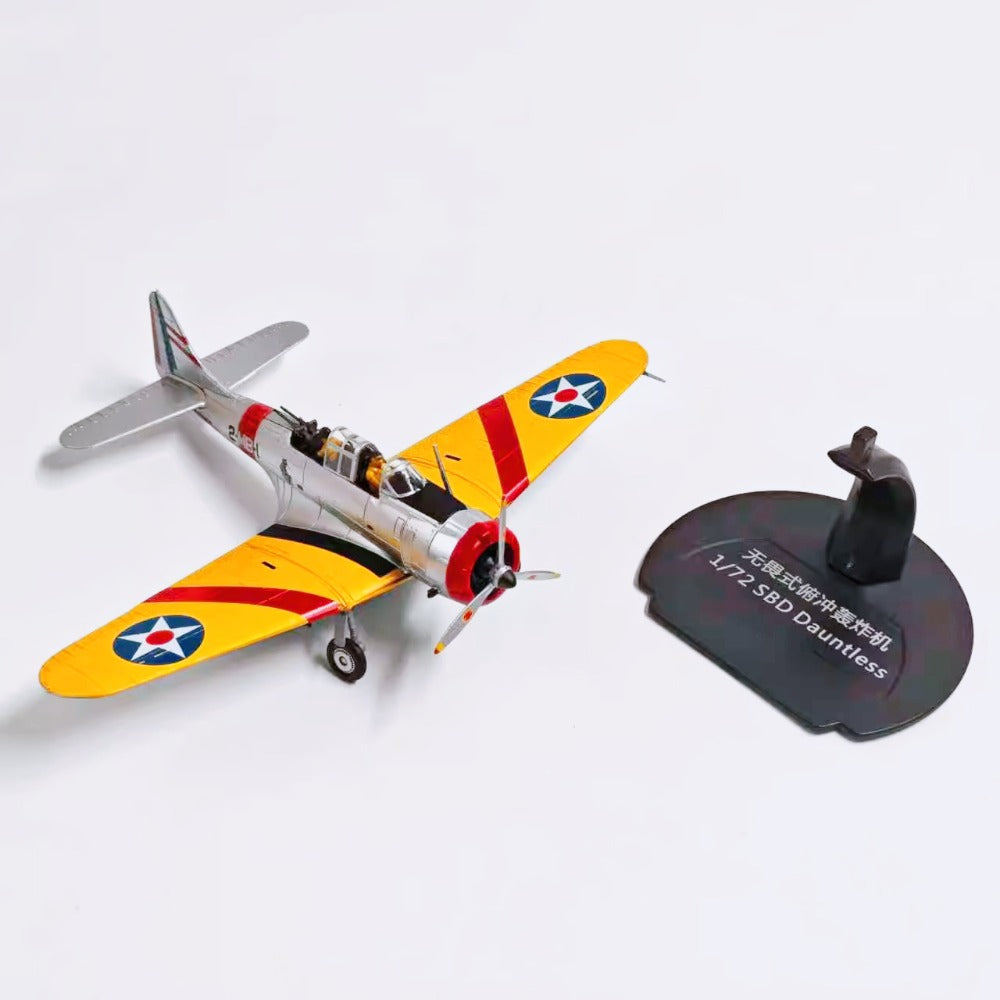 1/72 Scale Douglas SBD Dauntless WWII American Naval Scout Plane Dive Bomber Diecast Model Aircraft