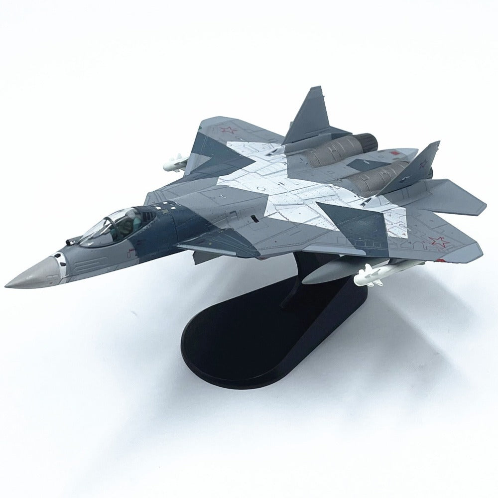1/100 Scale Sukhoi Su-57 Felon Russia Stealth Multirole Fighter Diecast Model Aircraft