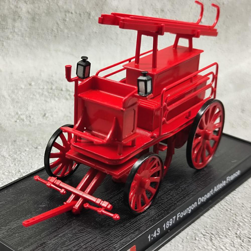 1897 Fourgon Depart Attele France Fire Engine 1/43 Scale Diecast Model