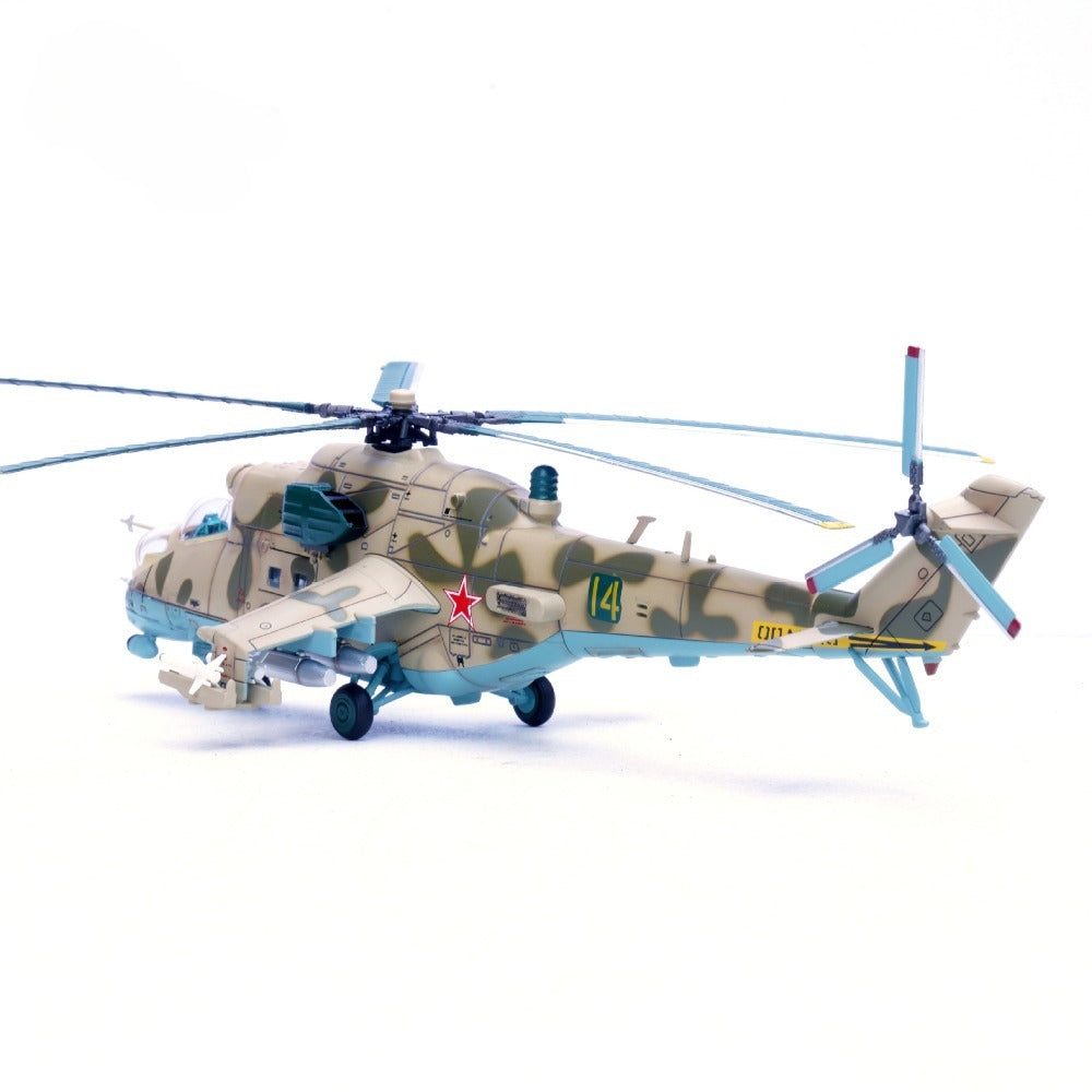 1/72 Scale Mil Mi-24P Helicopter Soviet Air Force Bagram Airfield Diecast Model