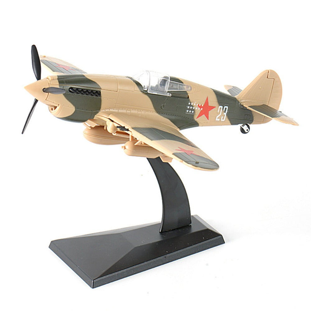1/48 Scale Curtiss P-40 Warhawk WWII Fighter Bomber Pre-built Plastic Collectible Model Aircraft