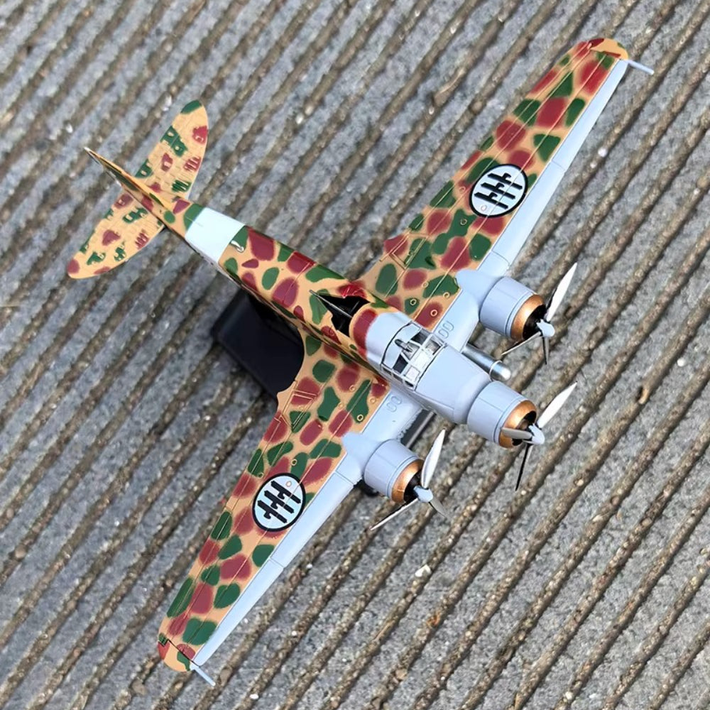 1/144 Scale Savoia-Marchetti SM.79 Sparviero Sparrowhawk Medium Bomber Diecast Aircraft Model