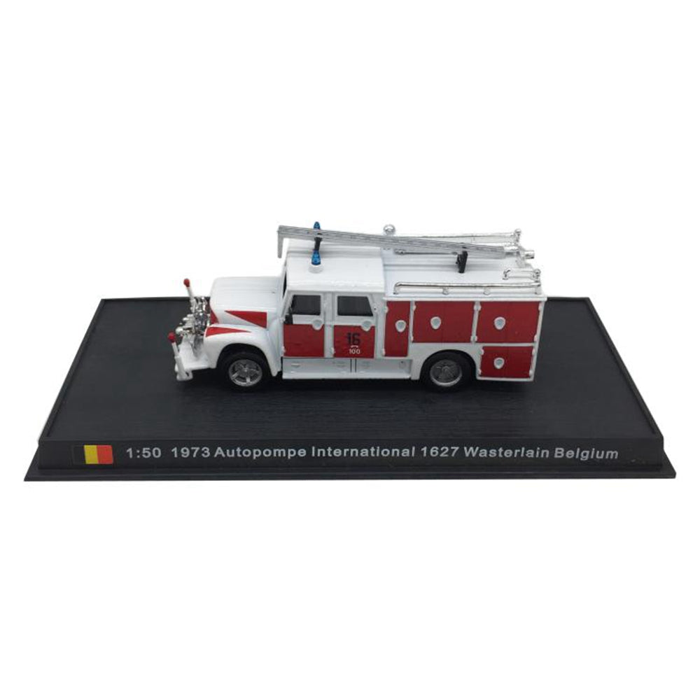 1973 Autopompe International 1627 Wasterlain Belgium Fire Engine 1/50 Scale Diecast Model