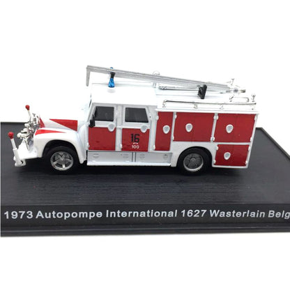 1973 Autopompe International 1627 Wasterlain Belgium Fire Engine 1/50 Scale Diecast Model