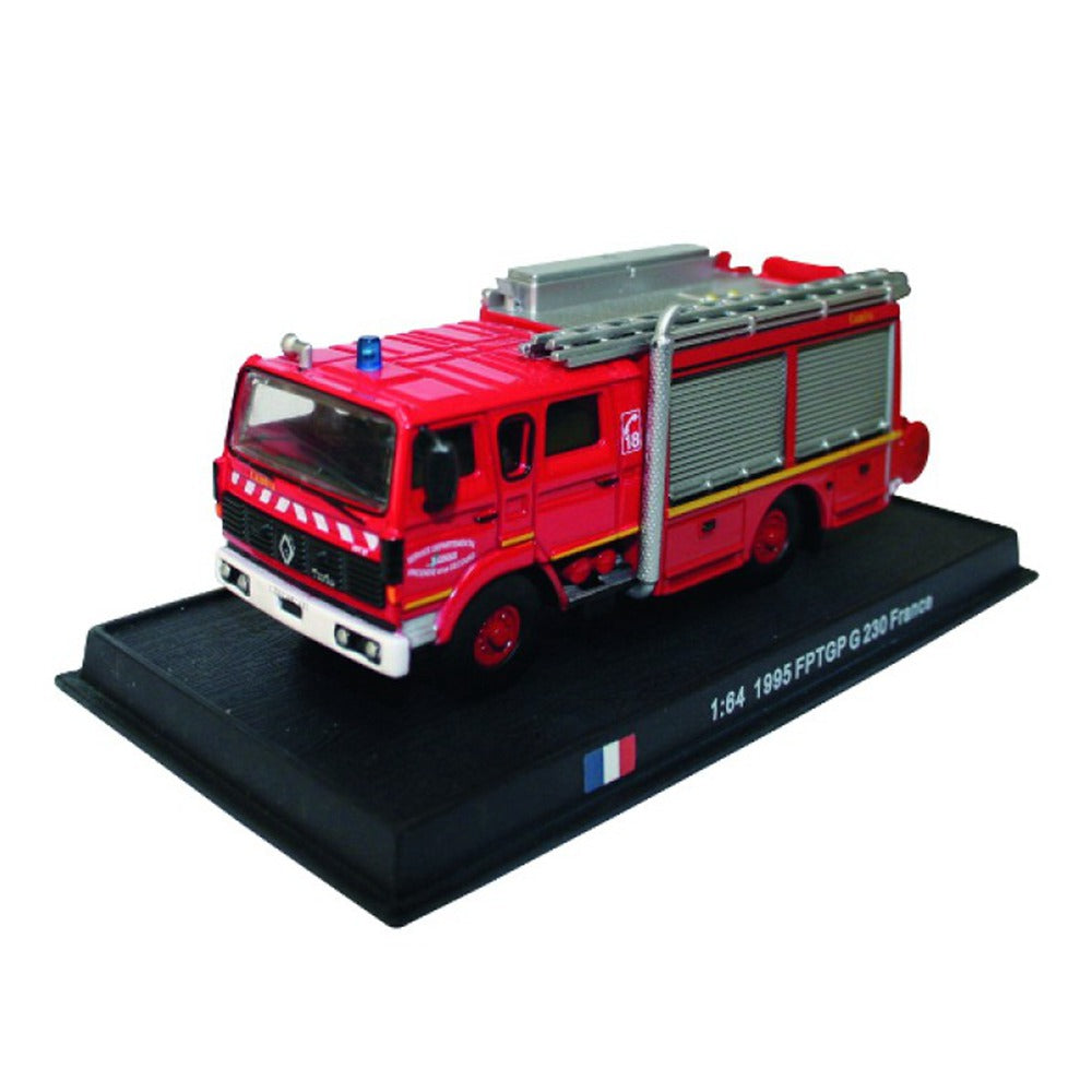 1995 Renault G230 France Fire Engine 1/64 Scale Diecast Model