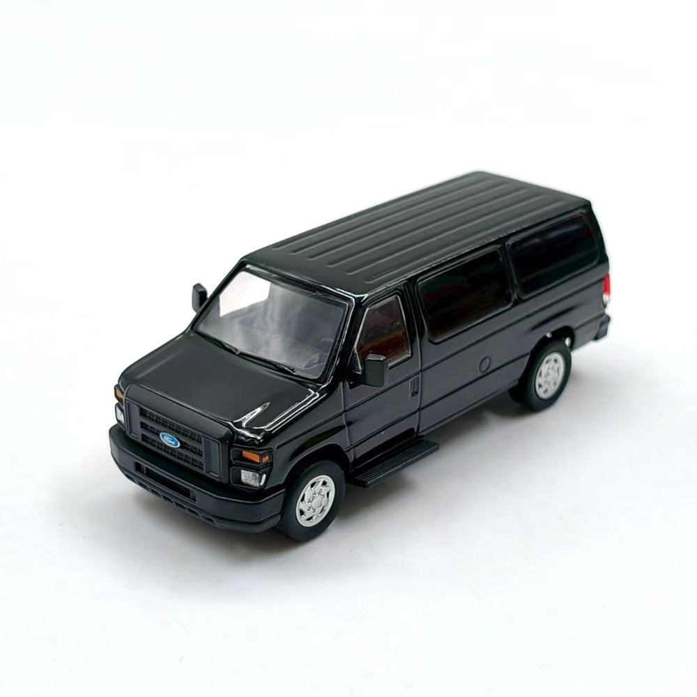 1/64 Scale Ford E-Series Econoline E-350 Van NYPD Diecast Model Car