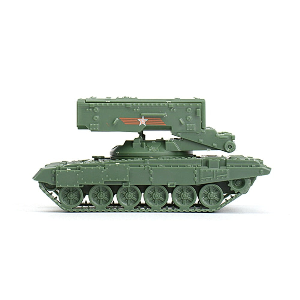 1/72 Scale TOS-1 Buratino Heavy Flamethrower System Russian Multiple Rocket Launcher Pre-built Plastic Collectible Model