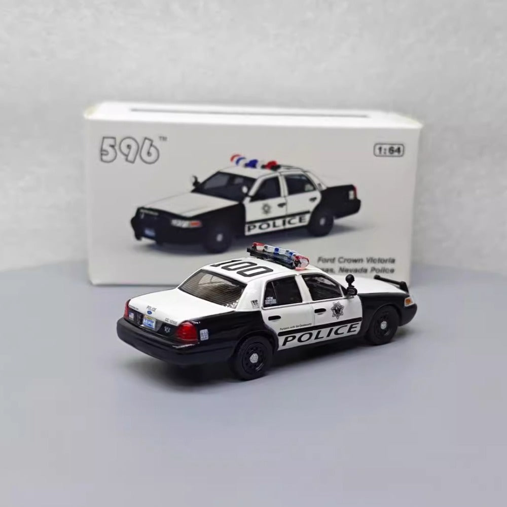 1/64 Scale Ford Crown Victoria Las Vegas Nevada Police Car Diecast Model