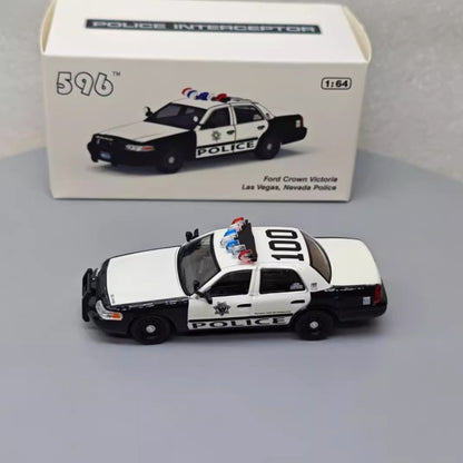 1/64 Scale Ford Crown Victoria Las Vegas Nevada Police Car Diecast Model