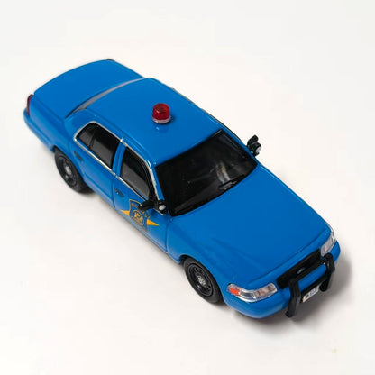 1/64 Scale Ford Crown Victoria Michigan State Police Car Diecast Model