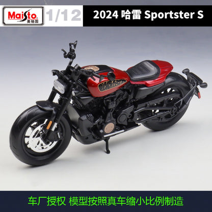 1/12 Scale 2024 Harley-Davidson Sportster S Diecast Model Motorcycle