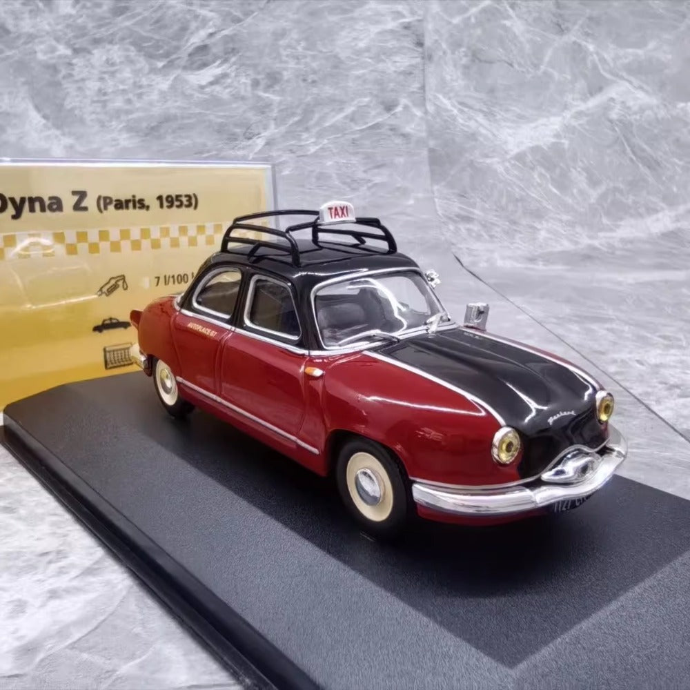 1/43 Scale 1953 Panhard Dyna Z Paris Taxi Diecast Model Car