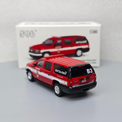 1/64 Scale Chevrolet Suburban LA Fire Department Van Diecast Model Car