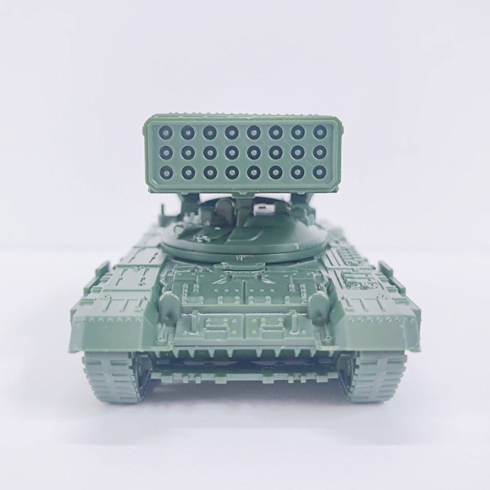 1/72 Scale TOS-1 Buratino Heavy Flamethrower System Russian Multiple Rocket Launcher Pre-built Plastic Collectible Model