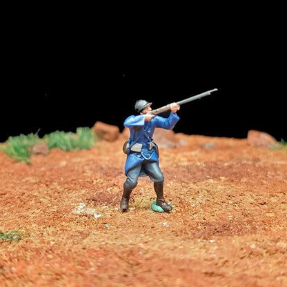 1/72 Scale Soldiers Painted Figures for Model Battlefield Dioramas