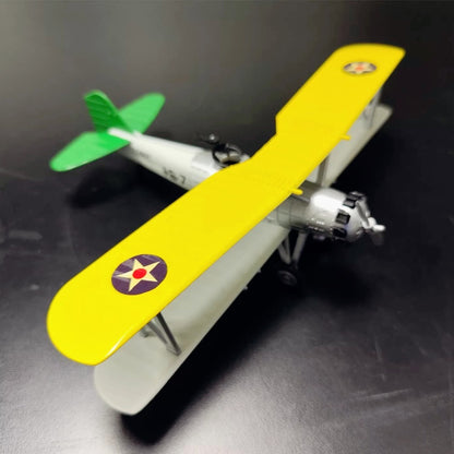 1/48 Scale Vought O2U Corsair US Biplane Scout Observation Aircraft Pre-built Plastic Collectible Model