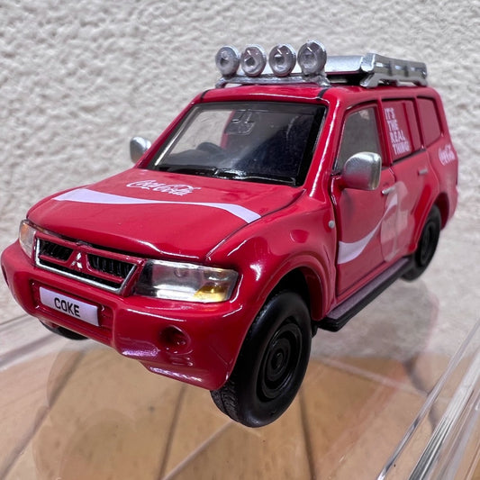 1/64 Scale 2004 Mitsubishi Pajero SUV Coke Diecast Model Car