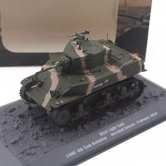 1/43 Scale 1944 M5A1 WWII US Light Tank Diecast Model