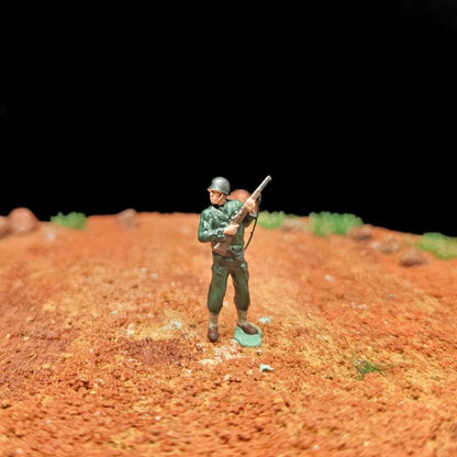 1/72 Scale WWII Street Combat Soldiers Painted Figures for Model Dioramas