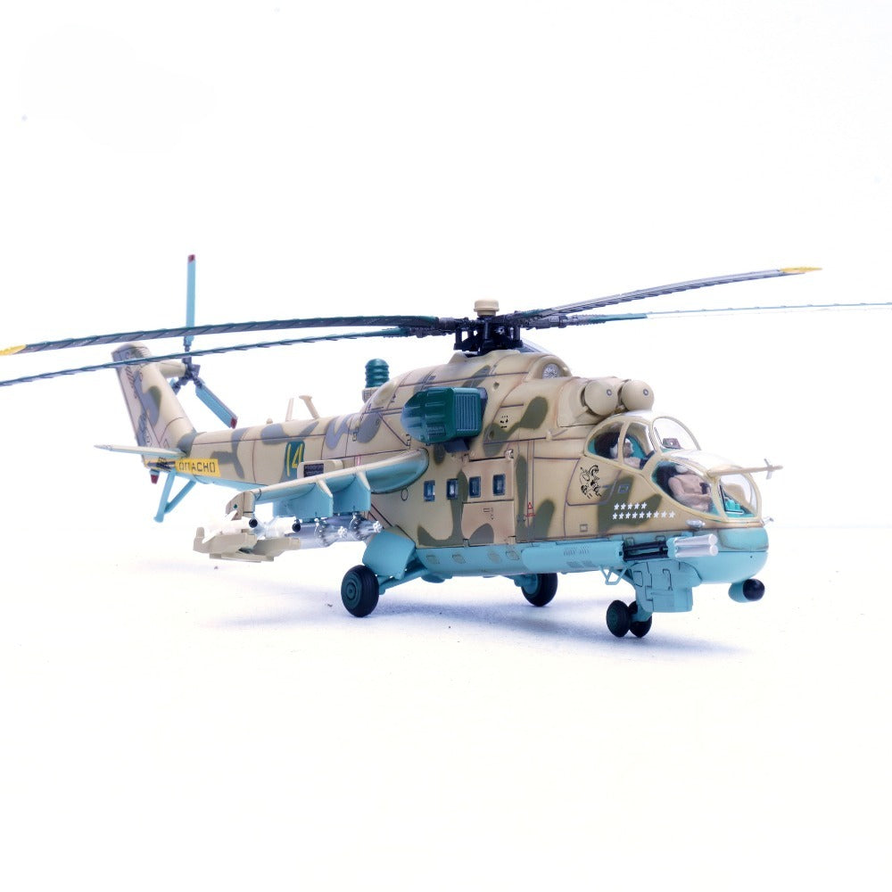 1/72 Scale Mil Mi-24P Helicopter Soviet Air Force Bagram Airfield Diecast Model