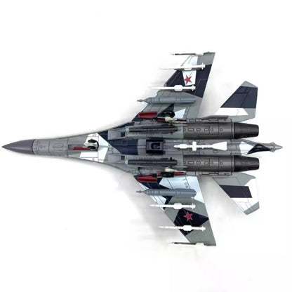 1/100 Scale Sukhoi Su-35 Super Flanker Fighter Diecast Model Aircraft