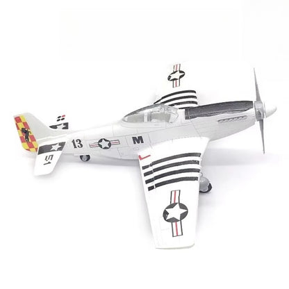 1/48 Scale North American Aviation P-51 Mustang US Fighter Pre-built Plastic Collectible Model Aircraft