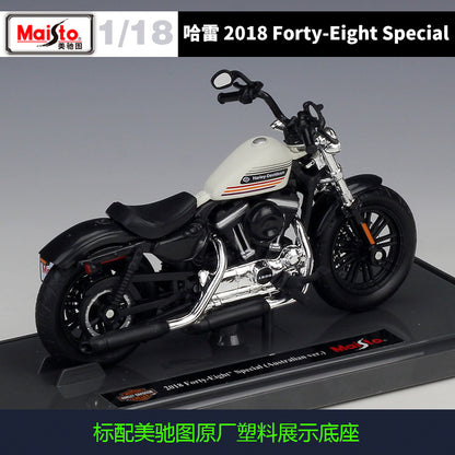 1/18 Scale 2018 Harley-Davidson Sportster Forty-Eight Special Diecast Model Motorcycle