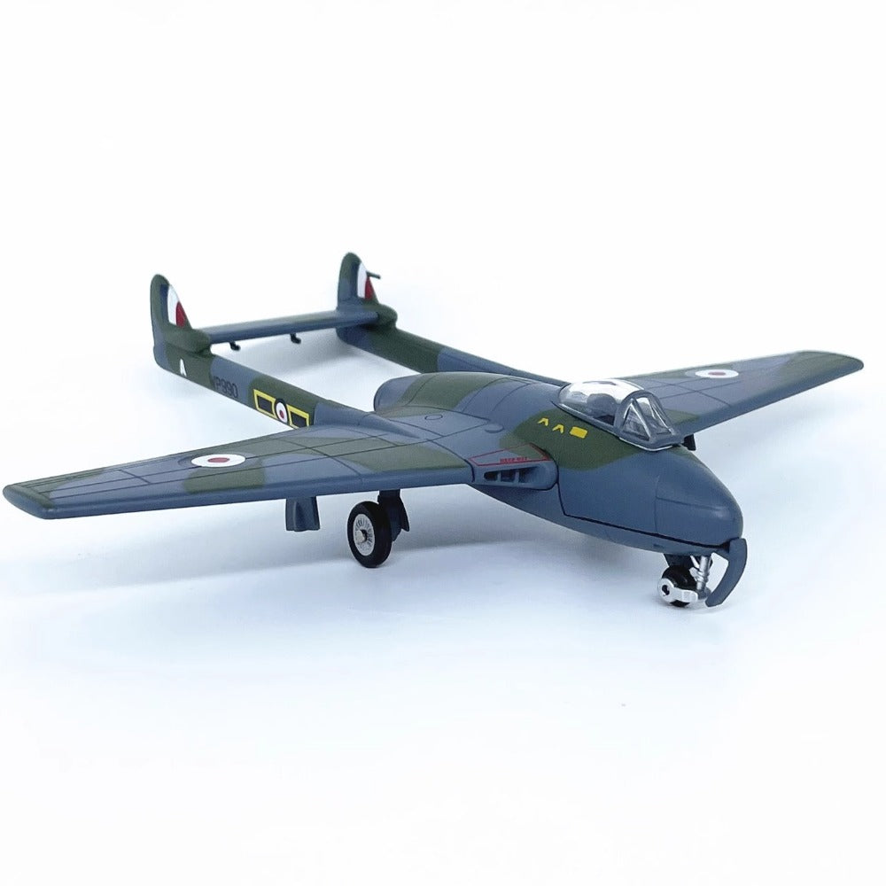 1/72 Scale de Havilland Vampire WWII British Jet Fighter Diecast Model Aircraft