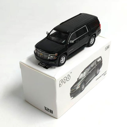 1/64 Scale Chevrolet Suburban SUV Black Diecast Model Car