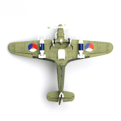 1/48 Scale Hawker Hurricane British Single-Seat Fighter Pre-built Plastic Collectible Model Aircraft