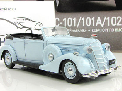 1/43 Scale ZIS-102 Soviet Limousine Convertible Diecast Model Car