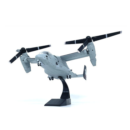 1/72 Scale Bell Boeing V-22 Osprey US Marines Tiltrotor Military Transport Aircraft Diecast Model