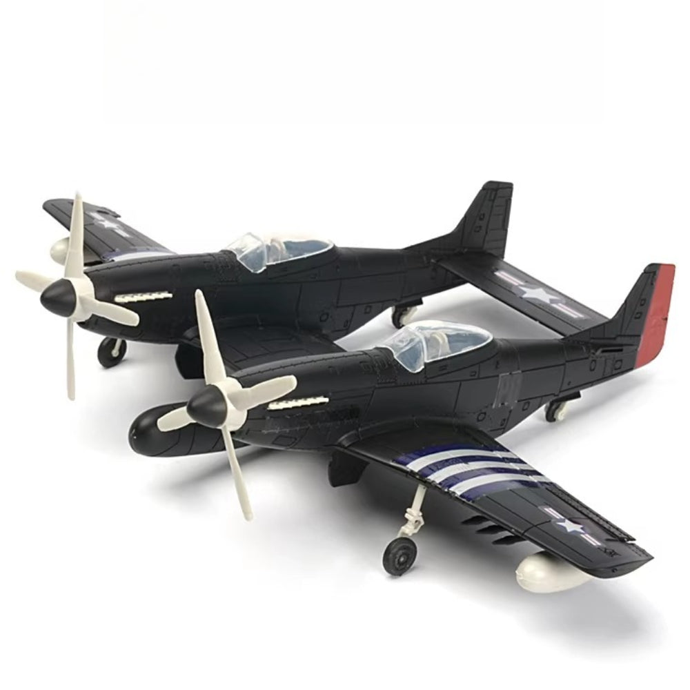 1/48 Scale North American F-82 Twin Mustang US Long-Range Escort Fighter Pre-built Plastic Collectible Model Aircraft
