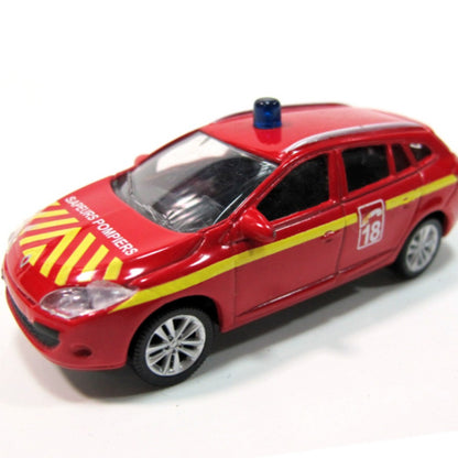 1/64 Scale 2009 Renault Megane Police Car Diecast Model