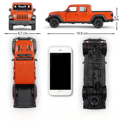 1/27 Scale Jeep Gladiator Rubicon Pickup Truck Diecast Model Car