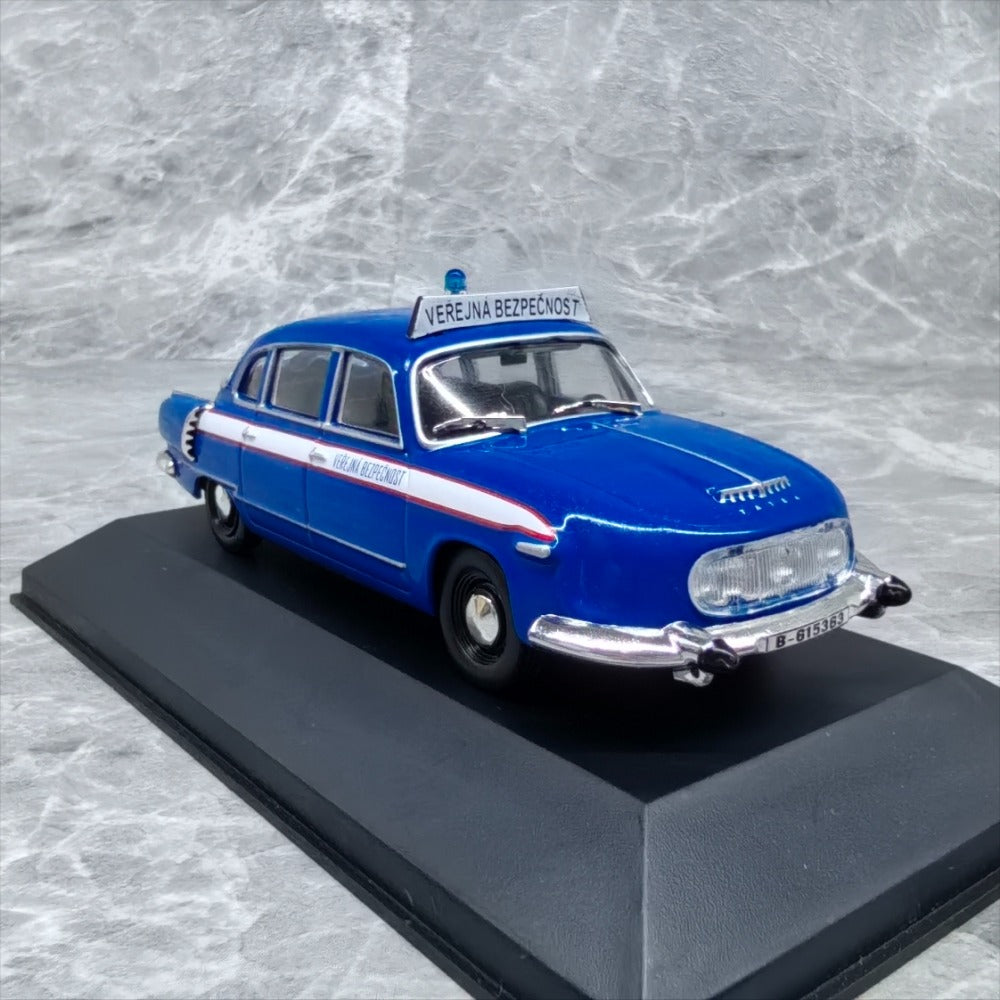 1/43 Scale Tatra 603 Czechoslovakia Police Car Diecast Model