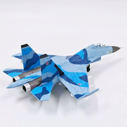 1/100 Scale Sukhoi Su-30 Russian Fighter Diecast Model Aircraft