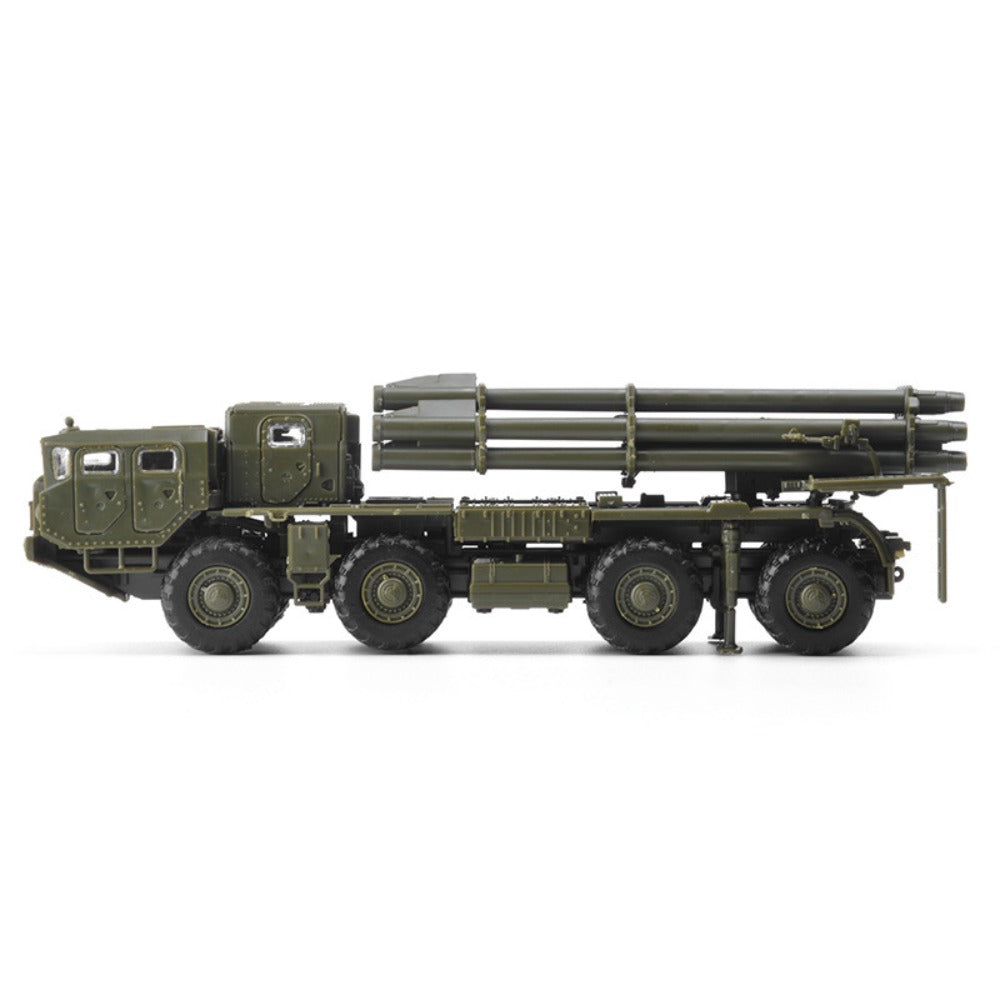 1/72 Scale BM-30 9K58 Smerch Tornado Russian Multiple Rocket Launcher Pre-built Plastic Collectible Model
