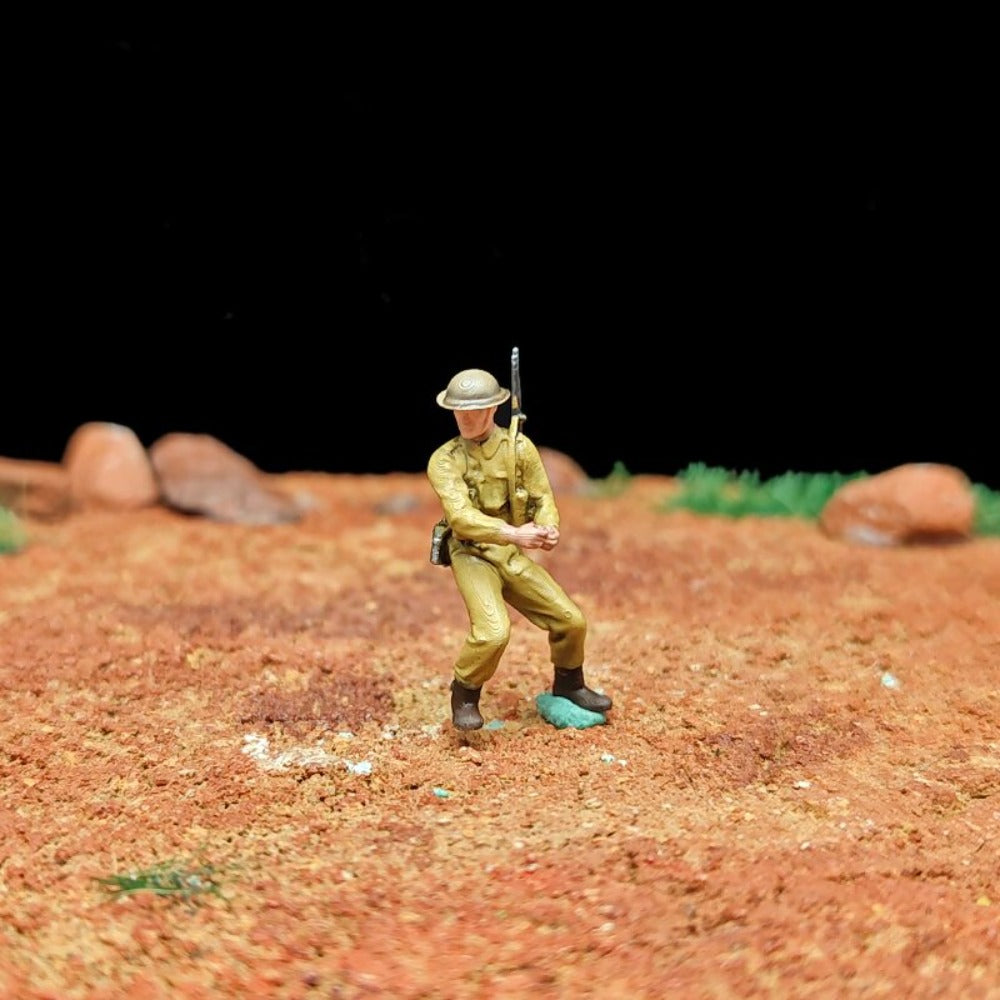 1/72 Scale Soldiers Painted Figurines for Model Battlefield Dioramas