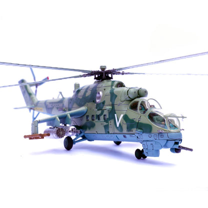 1/72 Scale Mil Mi-24V Attack Helicopter Russo-Ukrainian War Kyiv Diecast Model Aircraft