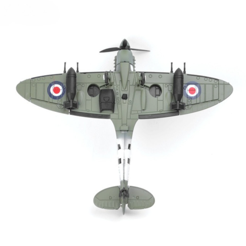1/48 Scale Supermarine Spitfire WWII British Fighter Pre-built Plastic Collectible Model Aircraft