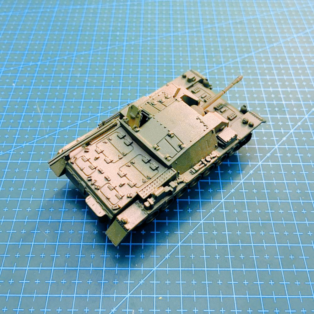 1/72 Scale StuG III WWII German Assault Gun Pre-built Plastic Collectible Model