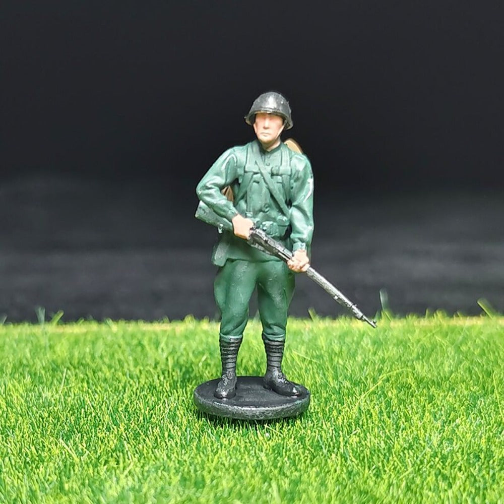 1/72 Scale WWII Soldiers Painted Miniature Figures for Model Dioramas