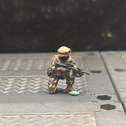 1/72 Scale Special Force Soldiers Painted Figurines for Model Dioramas