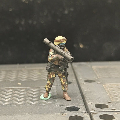 1/72 Scale Special Force Soldiers Painted Figurines for Model Dioramas