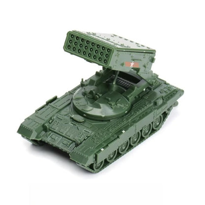 1/72 Scale TOS-1 Buratino Heavy Flamethrower System Russian Multiple Rocket Launcher Pre-built Plastic Collectible Model