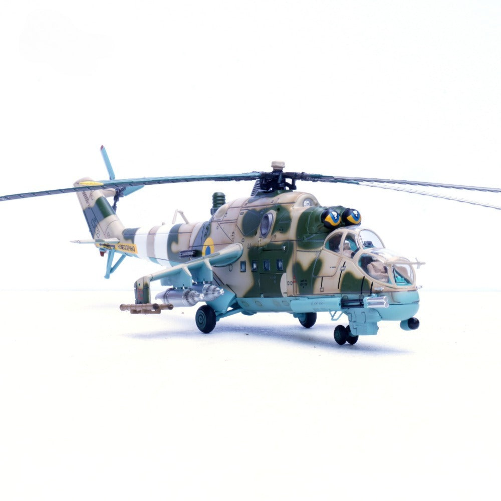 1/72 Scale Mil Mi-24P Attack Helicopter Ukrainian Army Diecast Model