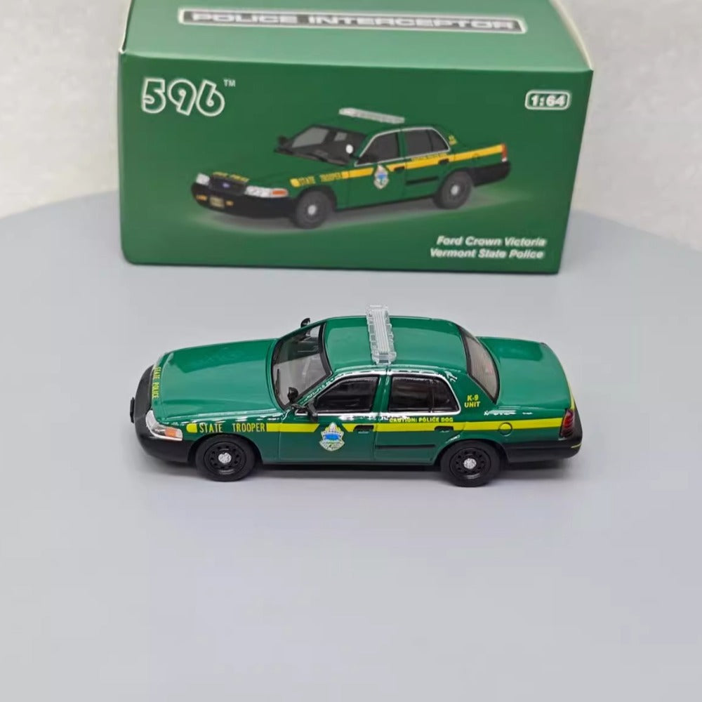 1/64 Scale Ford Crown Victoria Vermont State Police Car Diecast Model